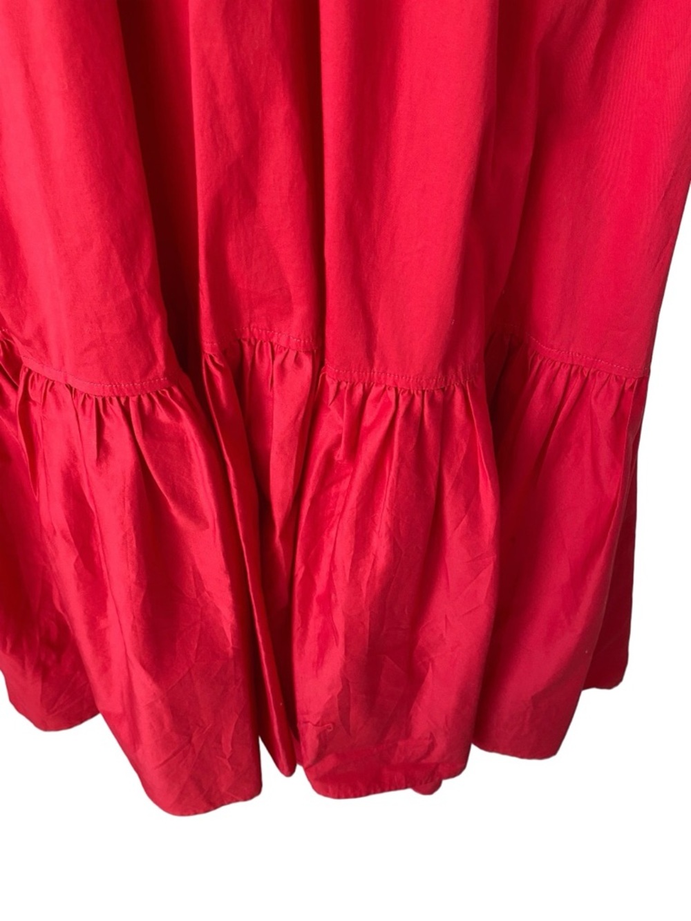 A.L.C. Rhodes Red Cotton Poplin Maxi Dress size 4 Long Sundress - Picture 7 of 9